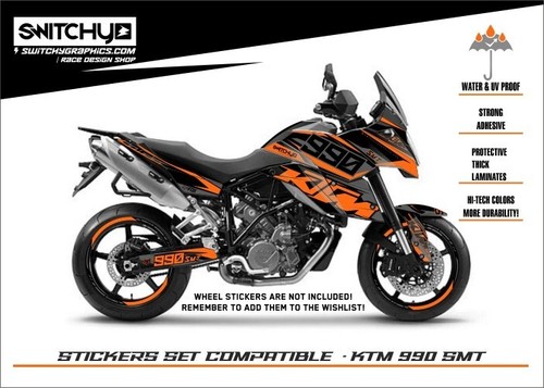 Ktm 990 smt adesivi grafiche - 990,