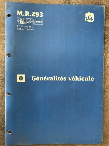 Manuel réparation 293 - réparation, mr.293