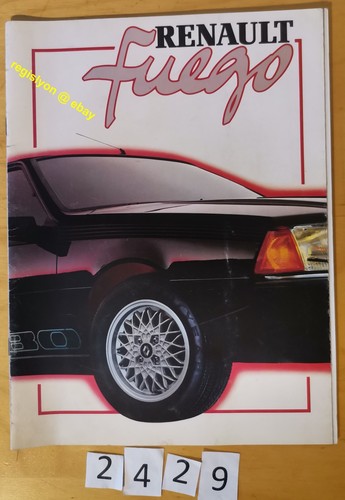 Renault fuego gtl gts - fuego,