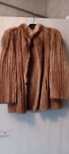 VESTE EN VISON 1000 RAIES