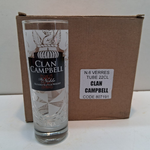 Clan campbell whisky - whisky, verres