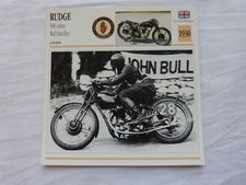Fiche Photo Moto : RUDGE 500