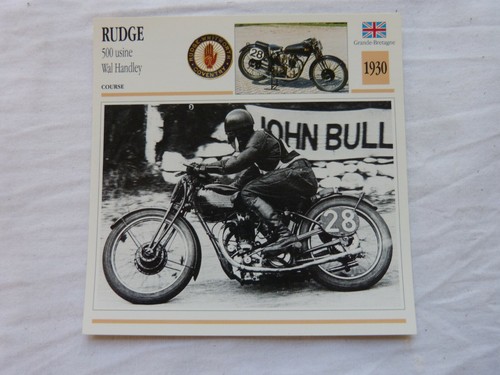 Fiche photo moto rudge - fiche,