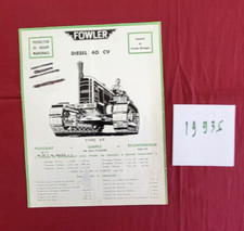 N° 19935 / MARSHALL  FOWLER