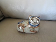 statuette petit chat en terre