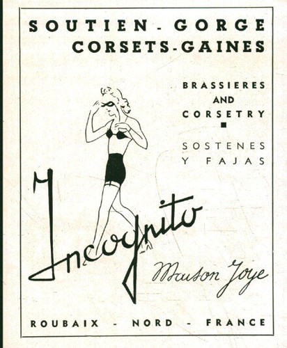 Publicité ancienne incognito - ancienne,