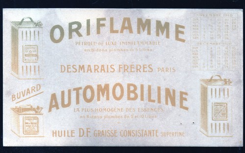 Buvard publicitaire oriflamme - publicitaire,