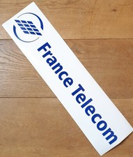 Grand Autocollant France Telecom PTT Publiphone Cabine Téléphonique Publicitaire
