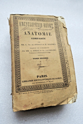 Roret anatomie comparee - comparee,