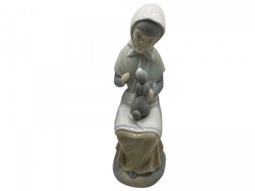 Figurine porcelaine lladro nao - figurine,