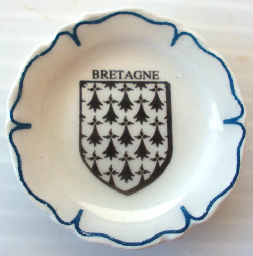 Fève 1997 assiettines blasons - fève,