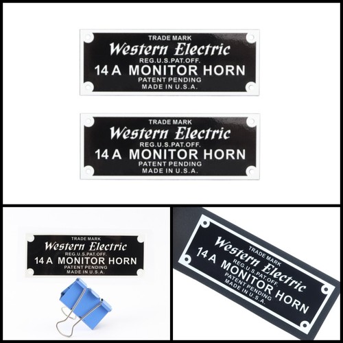 Western electric monitor - western, a