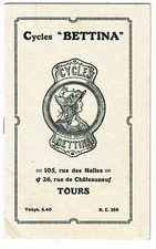 Cycles BETTINA Tours catalogue
