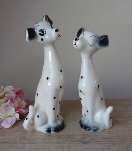 Couple figurines dalmatiens - couple,