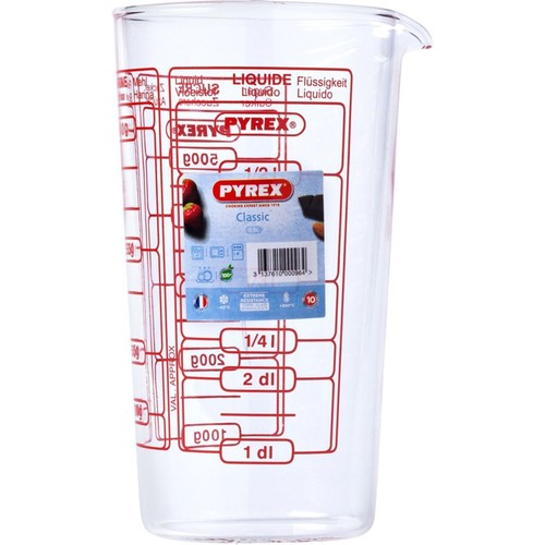 Verre doseur pyrex - doseur,
