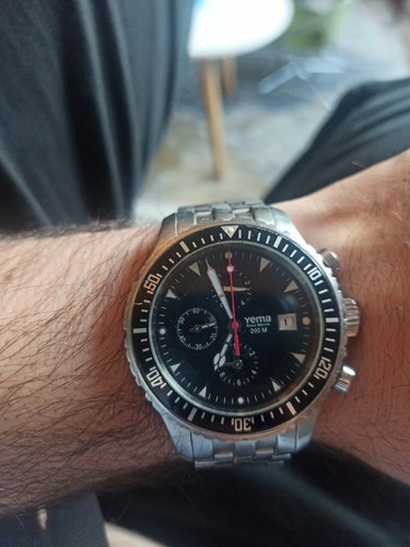 Chronographe yema sous - sous, marine