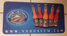 @TAPIS DE BAR BIÈRE BEER BELGE QUEUE DE CHARRUE NEUF@ CAOUTCHOUC
