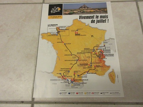 Cyclisme carte tour france - de,