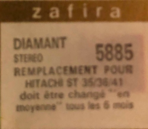 Diamant neuf pour platine