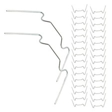 Lot de 150 pinces à verre en acier inoxydable pour serre