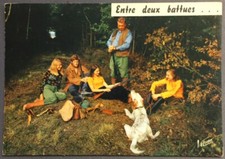 Carte postale Humoristique -  Entre deux battues ... (282)