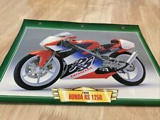 Honda RS125R 1999 RS 125 R fiche carte moto passion collection Atlas