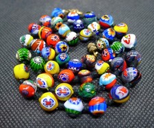 53cm Collier Perle Millefiori