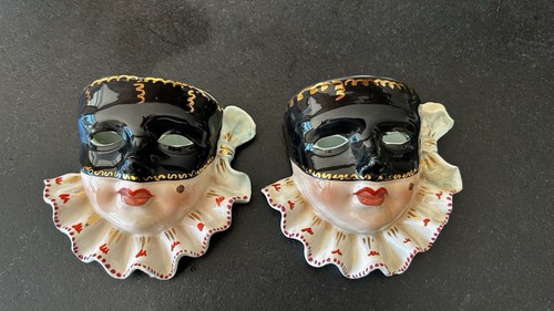 Masques céramique commedia - masques,