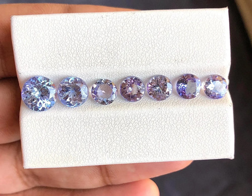 Grenat tanzanite naturel rond - grenat,