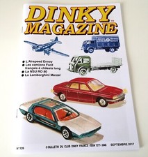 CLUB DINKY TOYS FRANCE MAGAZINE #126 AIRSPEED ENVOY FORD CHASSIS LONG NSU MARZAL