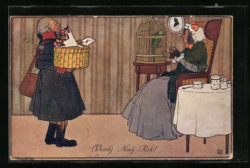 Carte postale artiste - d'artiste, peu