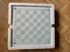 Jeu d'échecs en verre jeu de