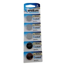 5X Pile Bouton CR2025 Lithium 3V Piles Batterie DL2025 Jouet Calculatrice Montre