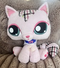 Littlest Pet Shop VIP Cat Plush Chat Peluche Rose Lps  Petshop