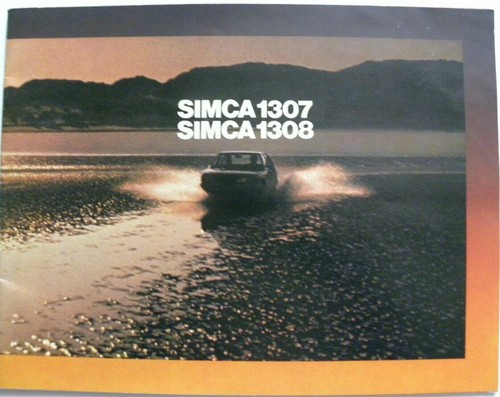 Brochure simca 1307 - /, de