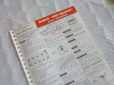 Fiche technique Simca 1501 Spécial, 1475 cm3 2N2 73ch, 8cv