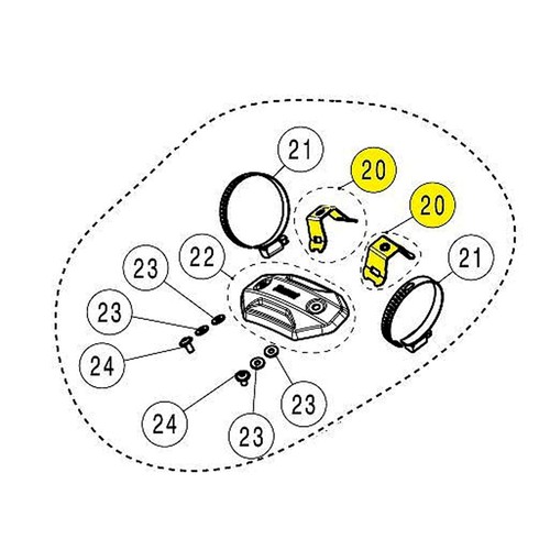 Akrapovic support silencieux - akrapovic,