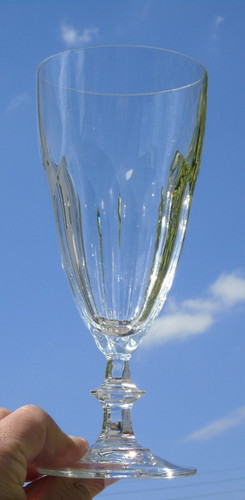 Grand verre cristal taillé - grand,