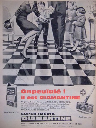 Publicité 1961 diamantine - publicitÉ,