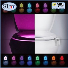 LED Veilleuse Toilettes Lampe WC Lumière Capteur