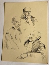 Lithographie Dessin de PAZZI