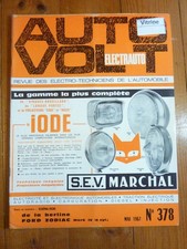 Zodiac Mark IV Revue Technique Electronic Auto Volt Ford