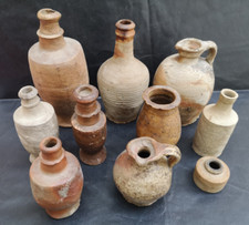 10 poteries grès Sud Manche Ger Noron Vindefontaine Nehou époque XVIIIe / XIXe