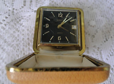 Réveil voyage ancien EUROPA mécanique dateur collector à réparer