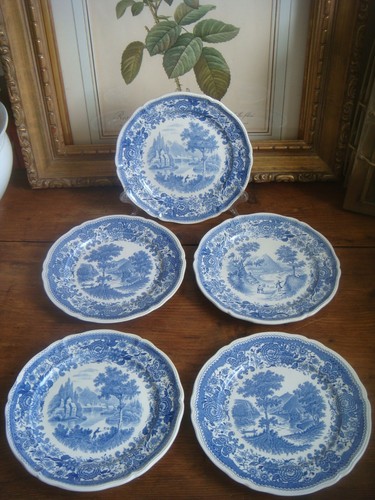 Assiettes desserts - 4+1,