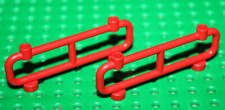 2 x Lego Red Bar 1x8x2 ref
