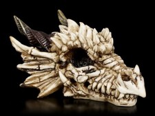 Dragon - Skeleton - Gothique Tête de Dragon Mort Dragon Figurine
