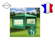 Tente Chapiteau de jardin avec panneaux, cadre en acier, étanche, pour réception