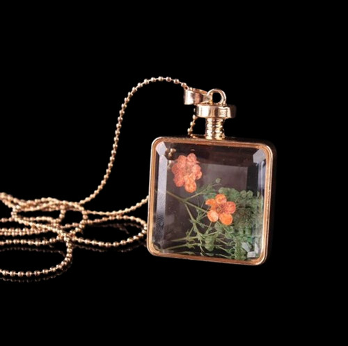 Collier pendentif bouteille - collier,