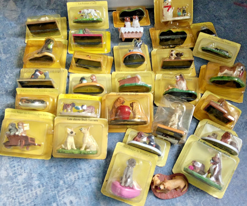 Figurines chien chiot - figurines,